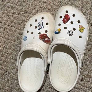 Crocs with 7 Jibbitz
